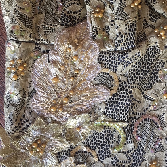 Mandalay Satin Beaded Dress - Picture 5 of 8